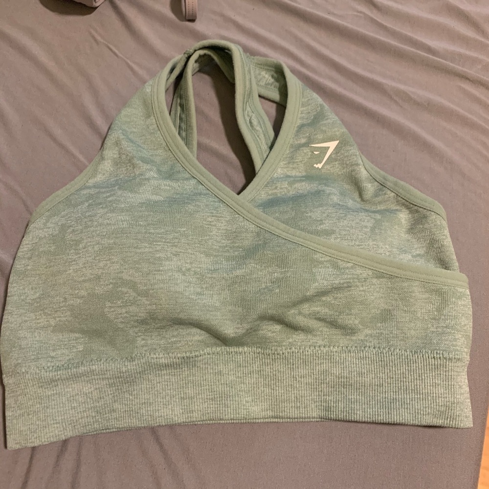 Gymshark camo sport bra